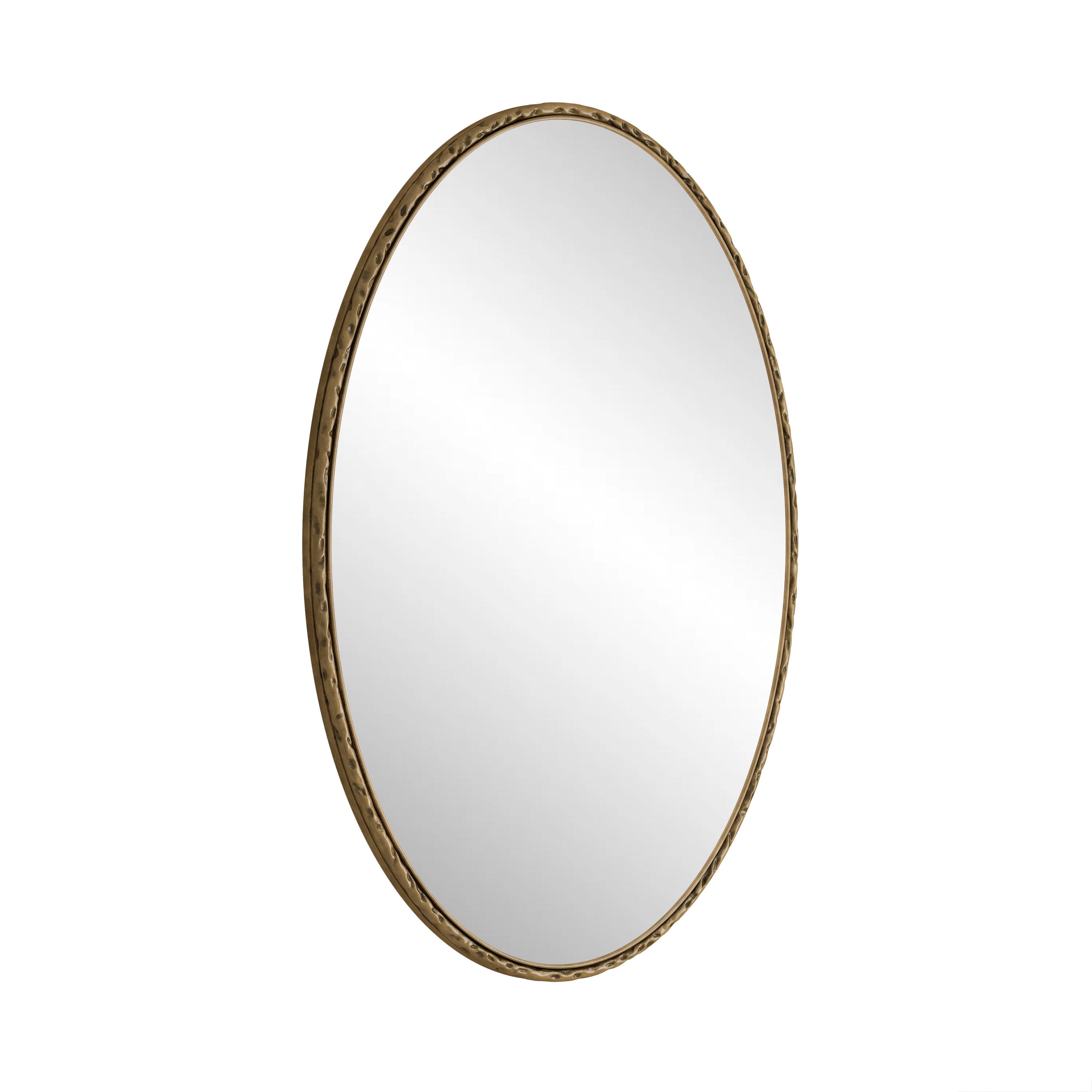 Iron Art Oval Retro Mirror
