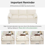 Modern 3-Seater Sofa with Plush Upholstery