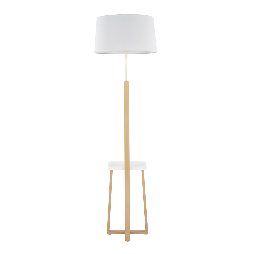 Shelf Contemporary Floor Lamp
