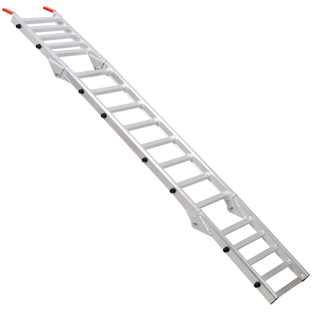 Aluminum Ramp 1,400 LBS/Pair, For Motorcycle/Lawn Mower/ATV Ramp