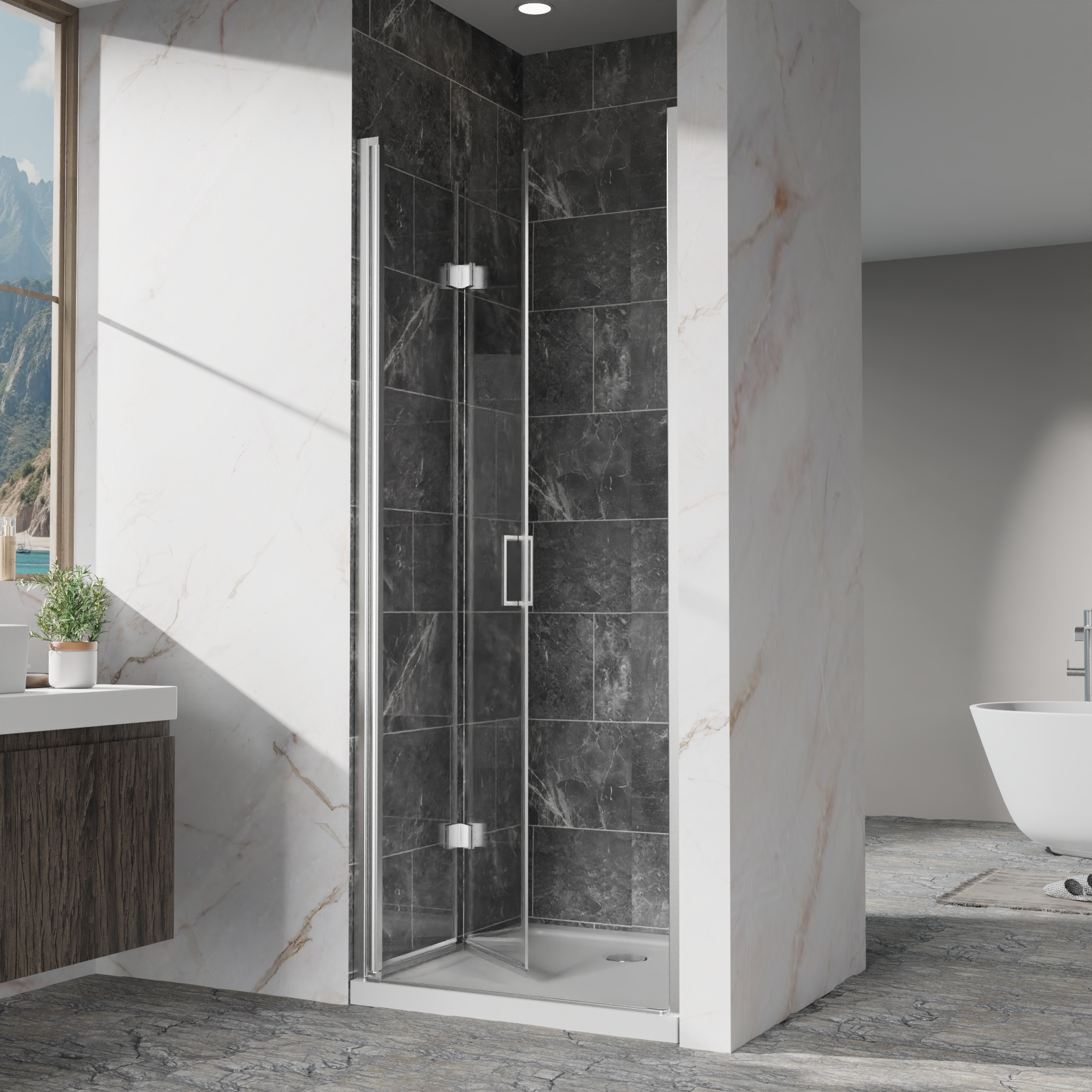 Goodyo Pivot Shower Doors