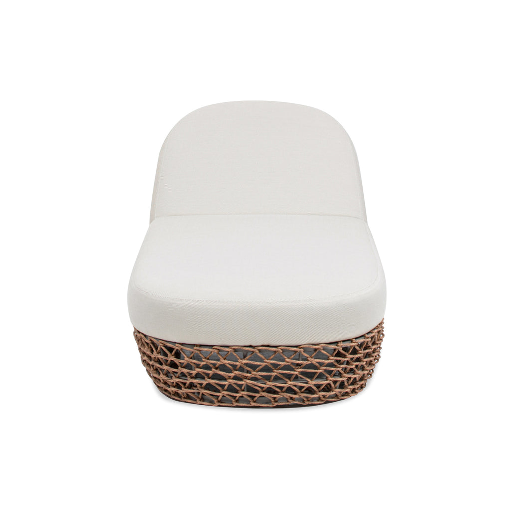 Willow 80.5" Sunbrella Upholstered Woven Patio Lounger