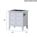Hammond G5490-N2-SMART 3 Drawer Nightstand
