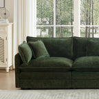 Mid-Century Modern Couch 3-Seater Sofa