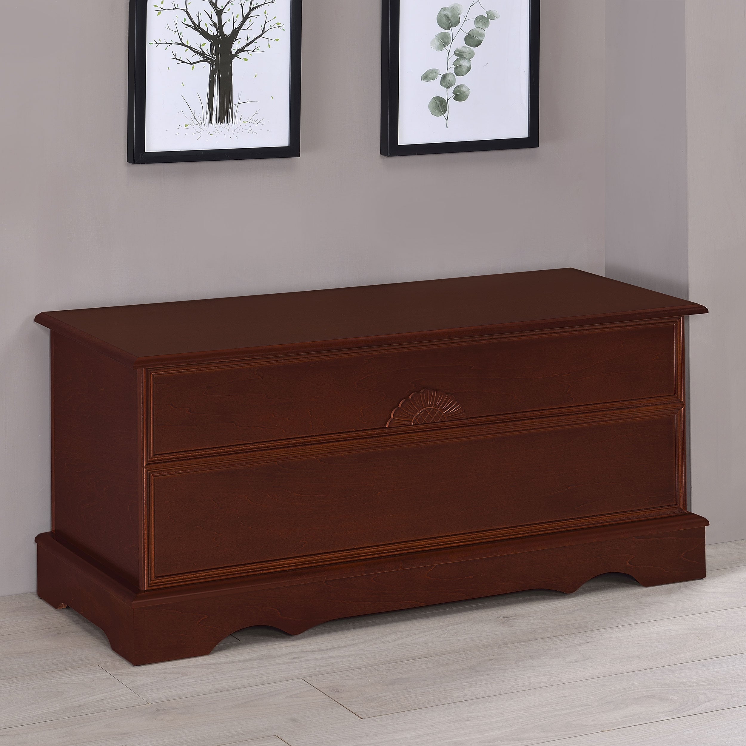 Paula Cedar Chest Warm Brown-CoasterEssence