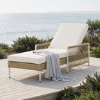 TOPMAX Outdoor All-Weather PE Rattan Chaise Lounge Set of 2