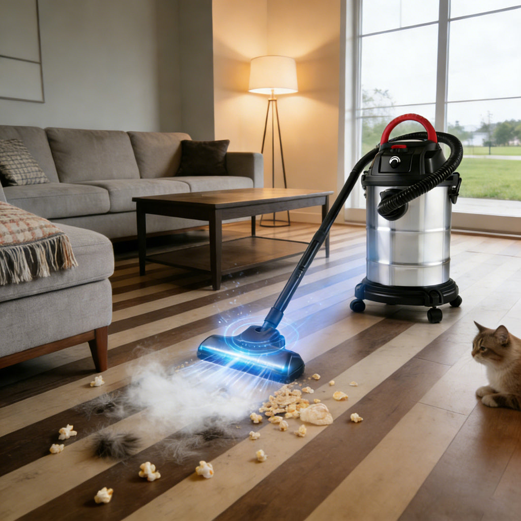 Wet Dry Vac - 8 Gallon, 6 Peak HP 3-in-1 Shop Vacuum