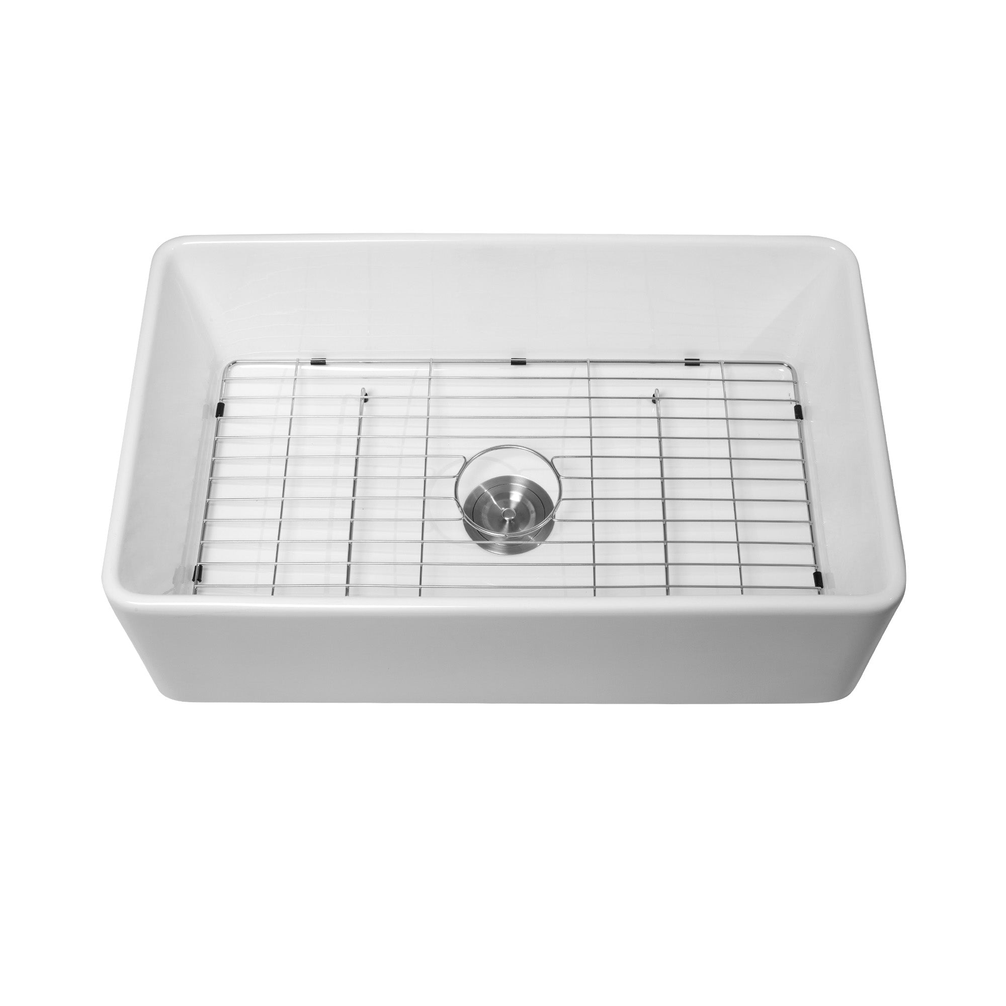 White Farmhouse Sink - 30 x 20 x 9 Inch