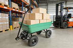 Folding Car Poly Garden Dump Truck with Steel Frame