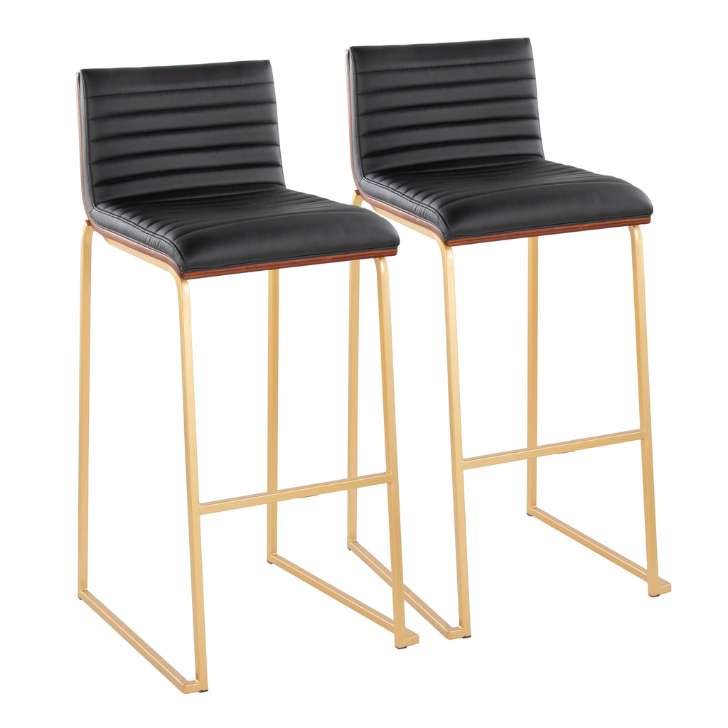 30" Contemporary Fixed-Height Barstool