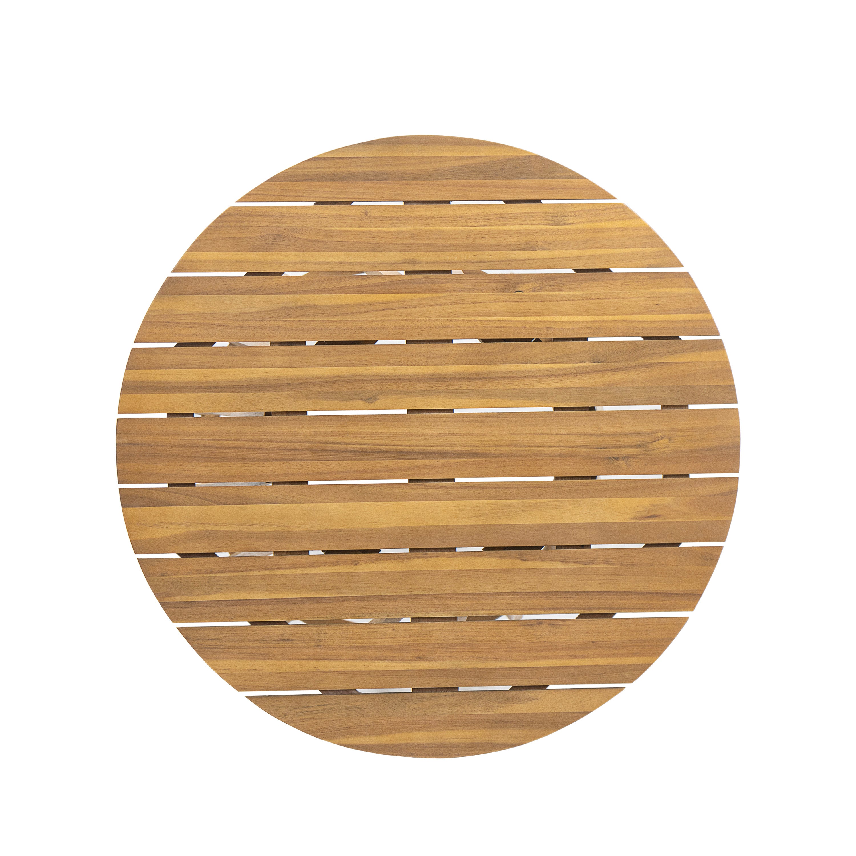 Outdoor 3-Piece Acacia Wood Dining Set