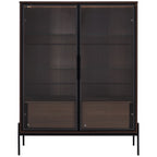51.2'' Freestanding Display Cabinet with 2 Storage Drawers