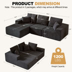 Modular Sectional Sofa with Chaise