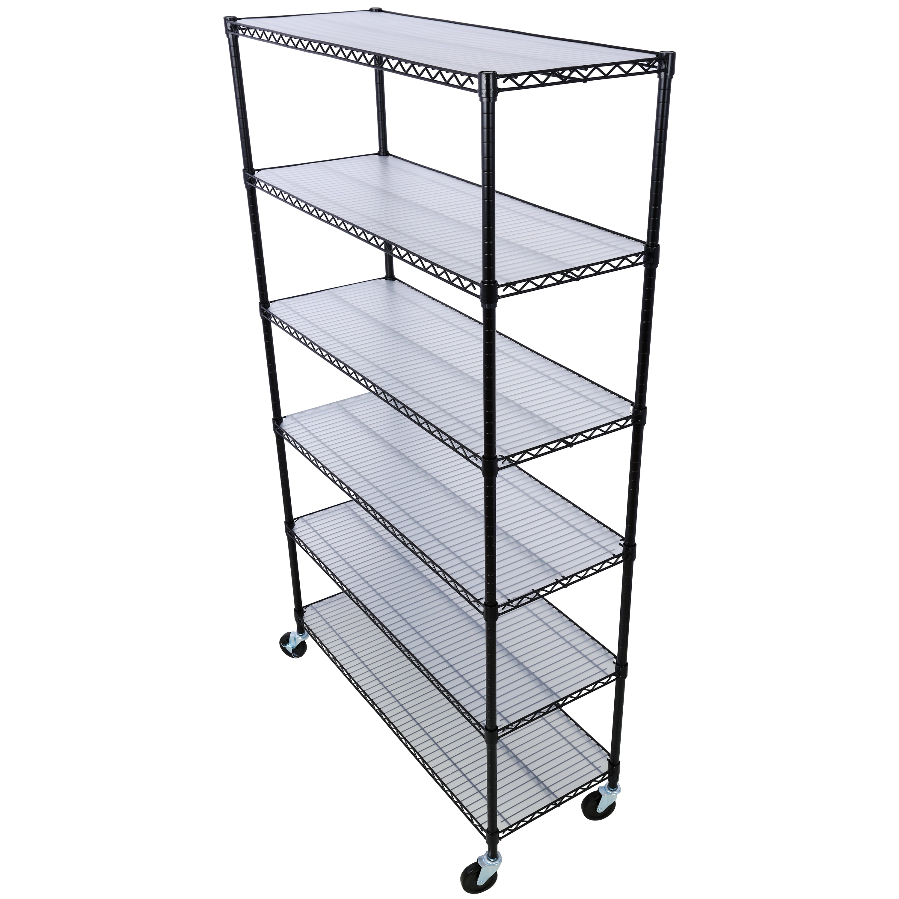 6 Tier 6000lbs Capacity NSF Metal Shelf Wire Shelving Unit