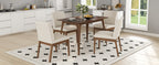 5-Piece Dining Table Set with 4 Chairs