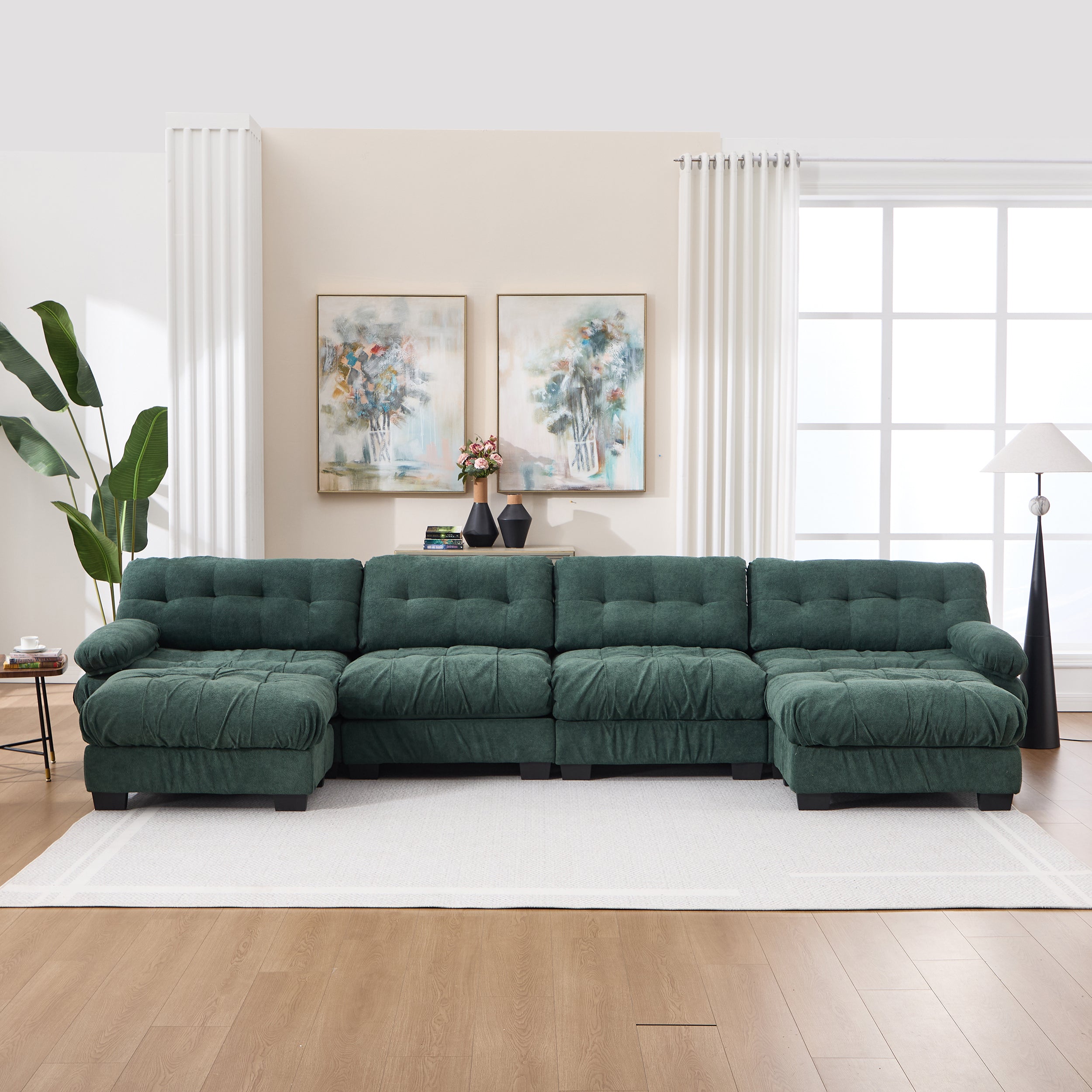 U Shaped Couch Modular Sectional Sofa
