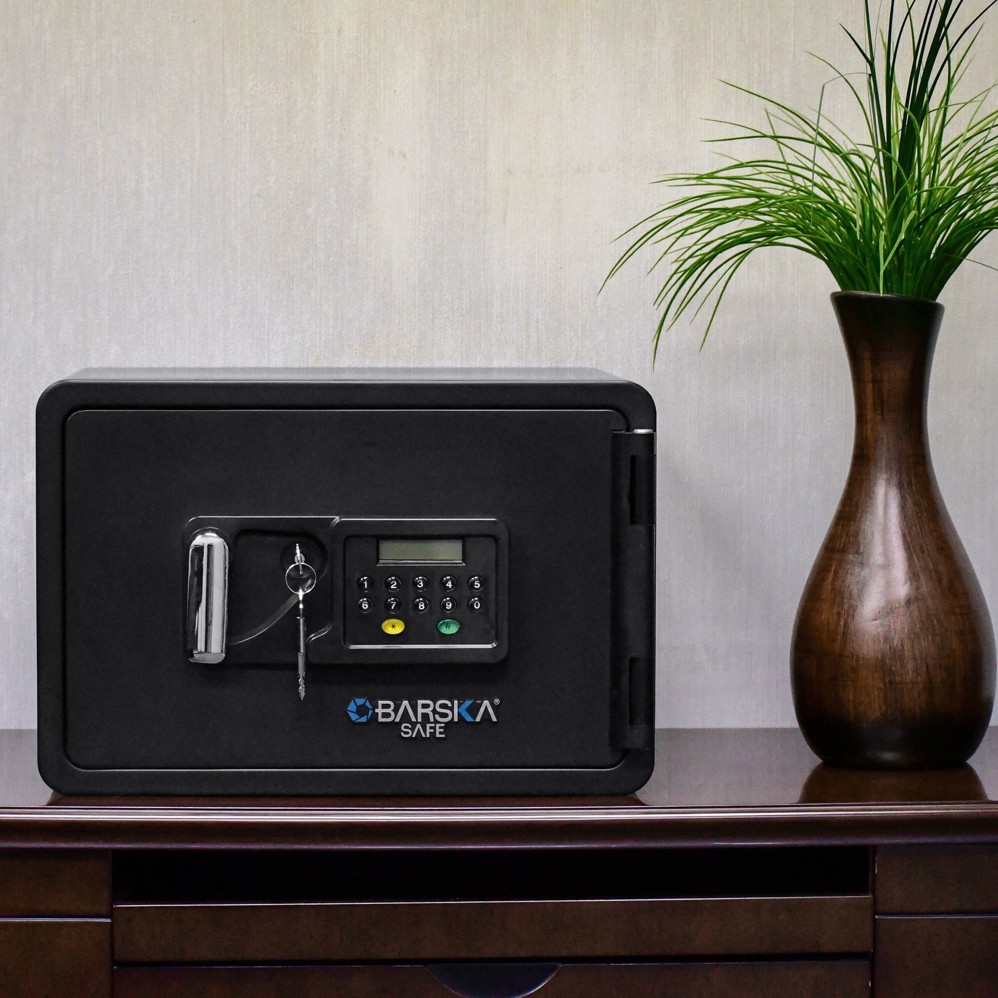 0.54 Cubic Ft Keypad Fireproof Security Safe