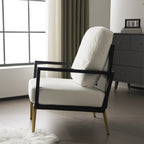Upholstered Accent Chair: Velvet Lounge Arm Chair