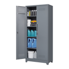 Gray And Heavy Duty Storage Cabinet