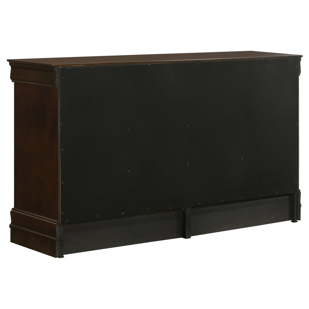 Frances Cappuccino 6-Drawer Dresser