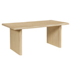 5-Piece Indoor Dining Set, 68.75" MDF Dining Table & 4 Rubber Wood Chairs