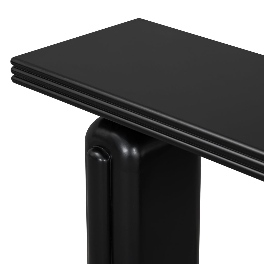 U_STYLE Chic Acacia Veneer Console Table