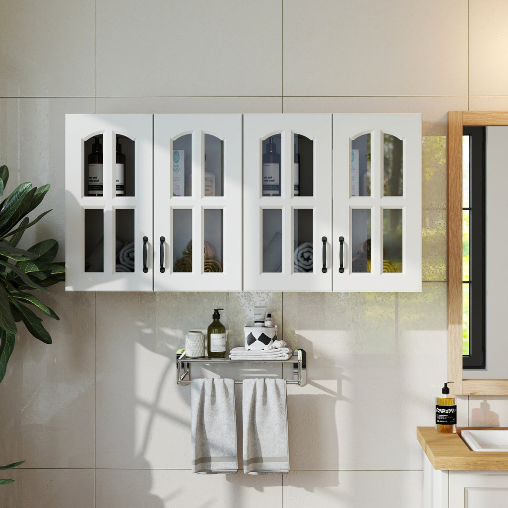 Wall Cabinet with Glass Doors