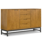 Banting 60 Inch Wide Mid Century Sideboard with Centre Drawers