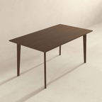 Carlos Solid Wood Dining Table and 4 Side Chairs