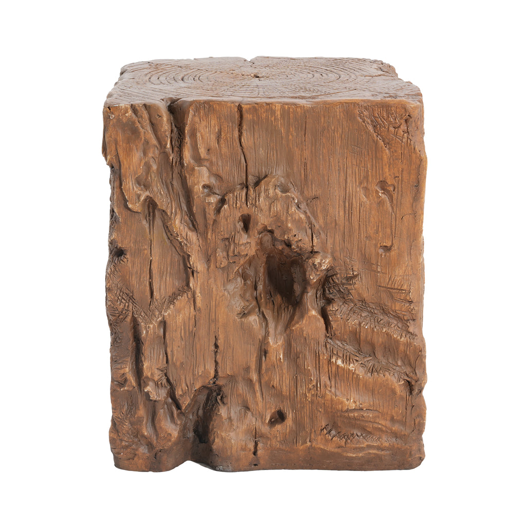 Amira Outdoor and Indoor Stump Shape MGO Side Table