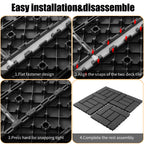 12-Inch ZZ Style Interlocking Deck Tiles