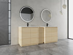 92'' Freestanding Bathroom Vanity with Ceramic Sink