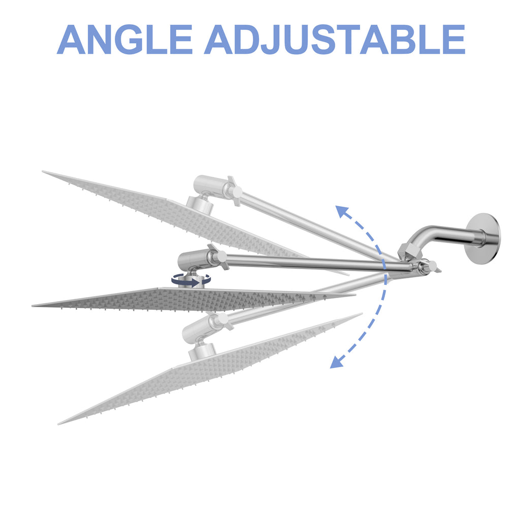 16-Inch Stainless Steel Shower Arm Extension