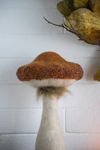 Farmhouse Mushroom Figurines - Set of 2