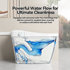 Unique Smart Toilet with Integrated Bidet