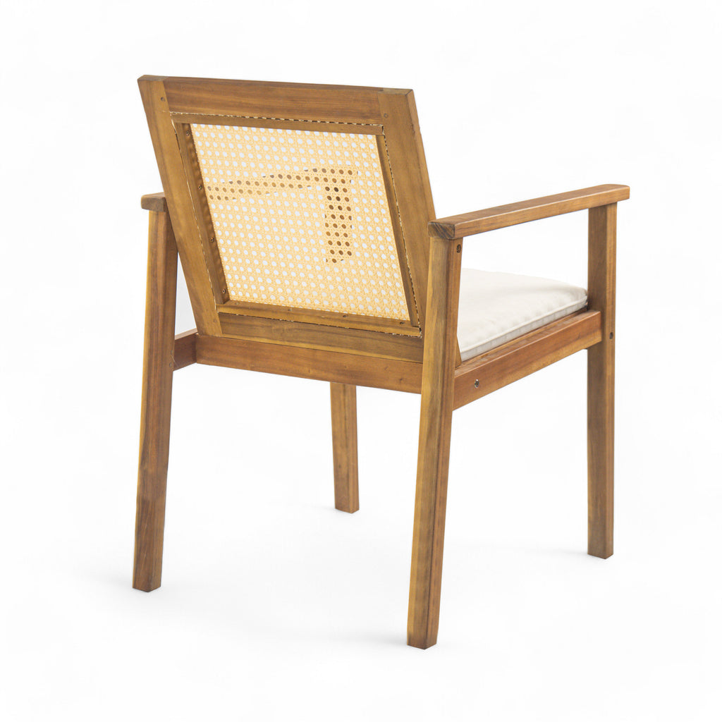 Preston Outdoor Dining Chair with Cushion (Set of 2)