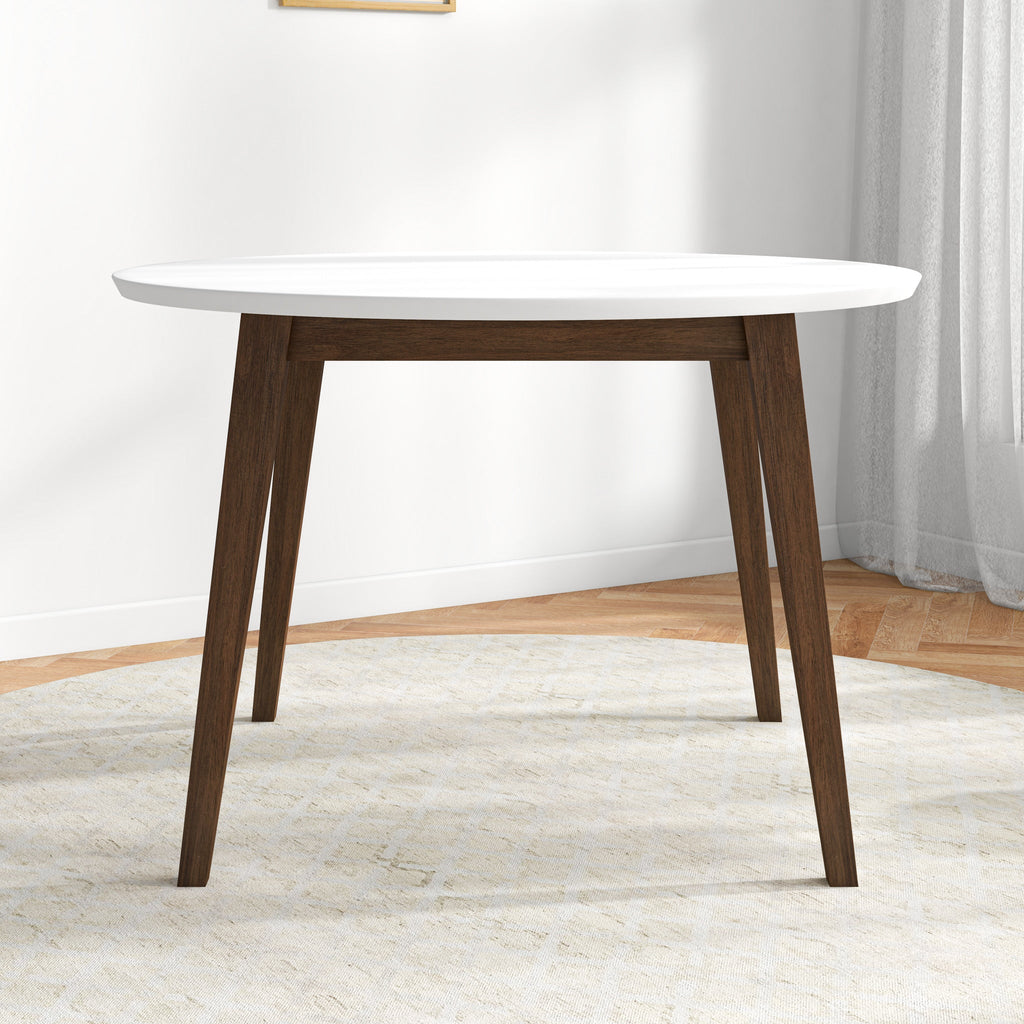 Paloma Mid-Century Modern Round Dining Table
