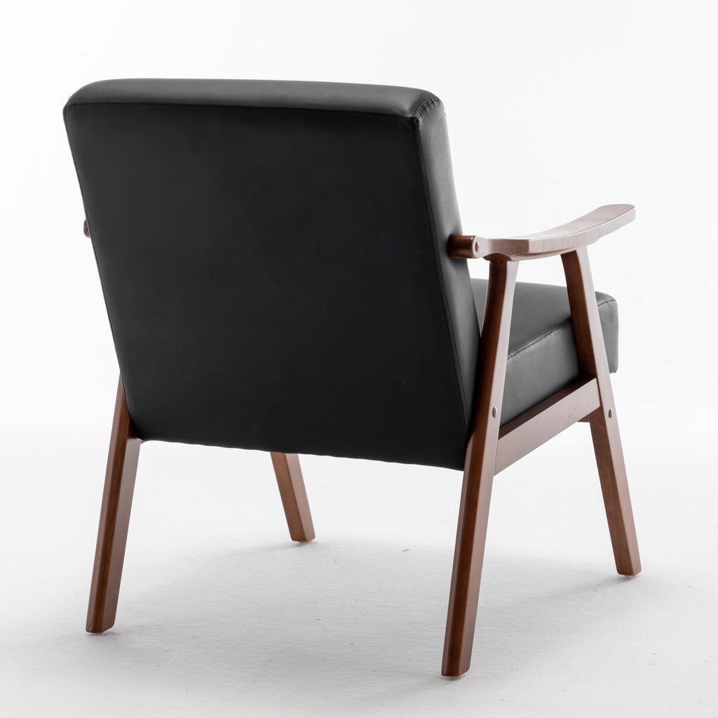 Accent Chair with Microfiber Upholstery