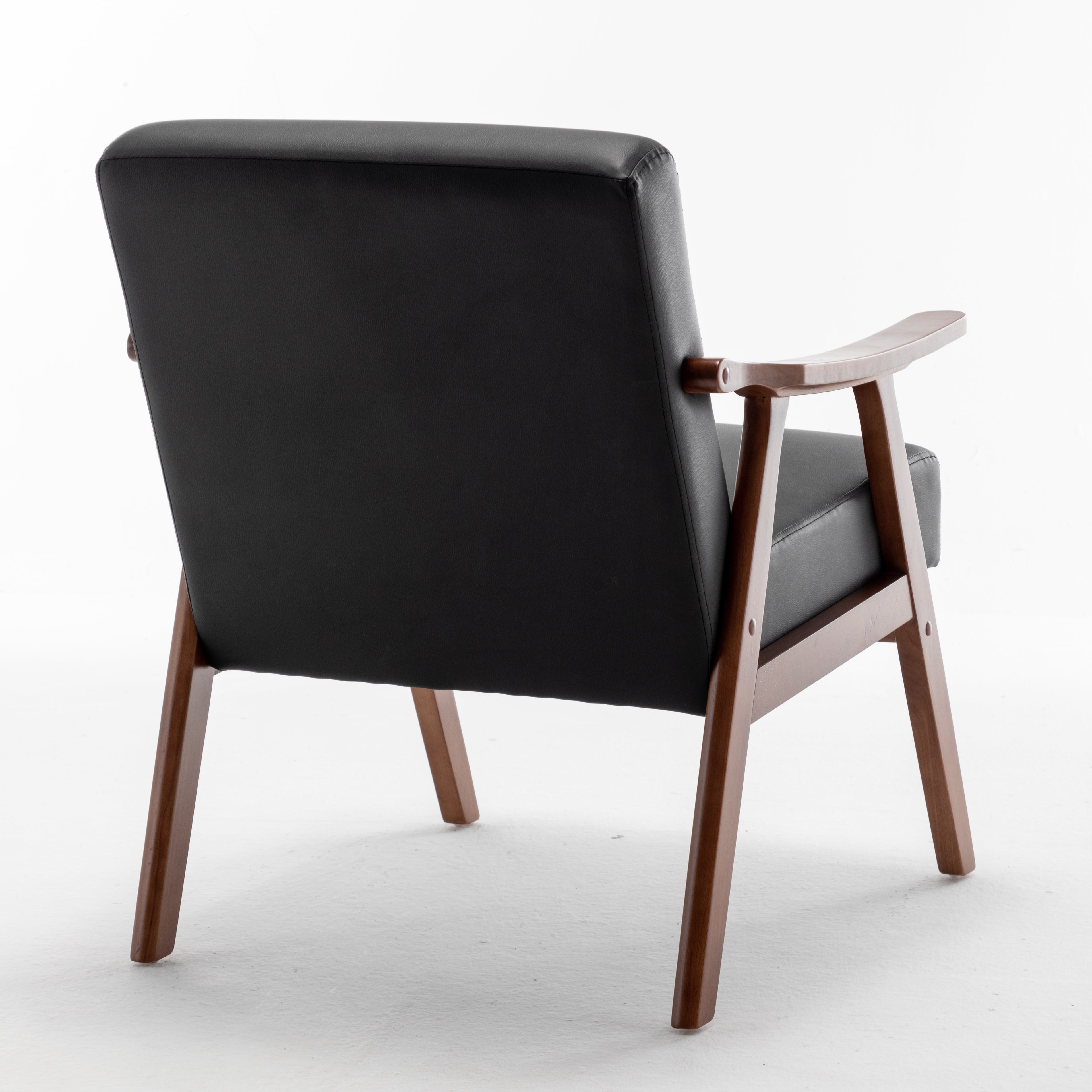 Accent Chair with Microfiber Upholstery