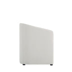 Anna Round Vegan Leather Armchair in Stone