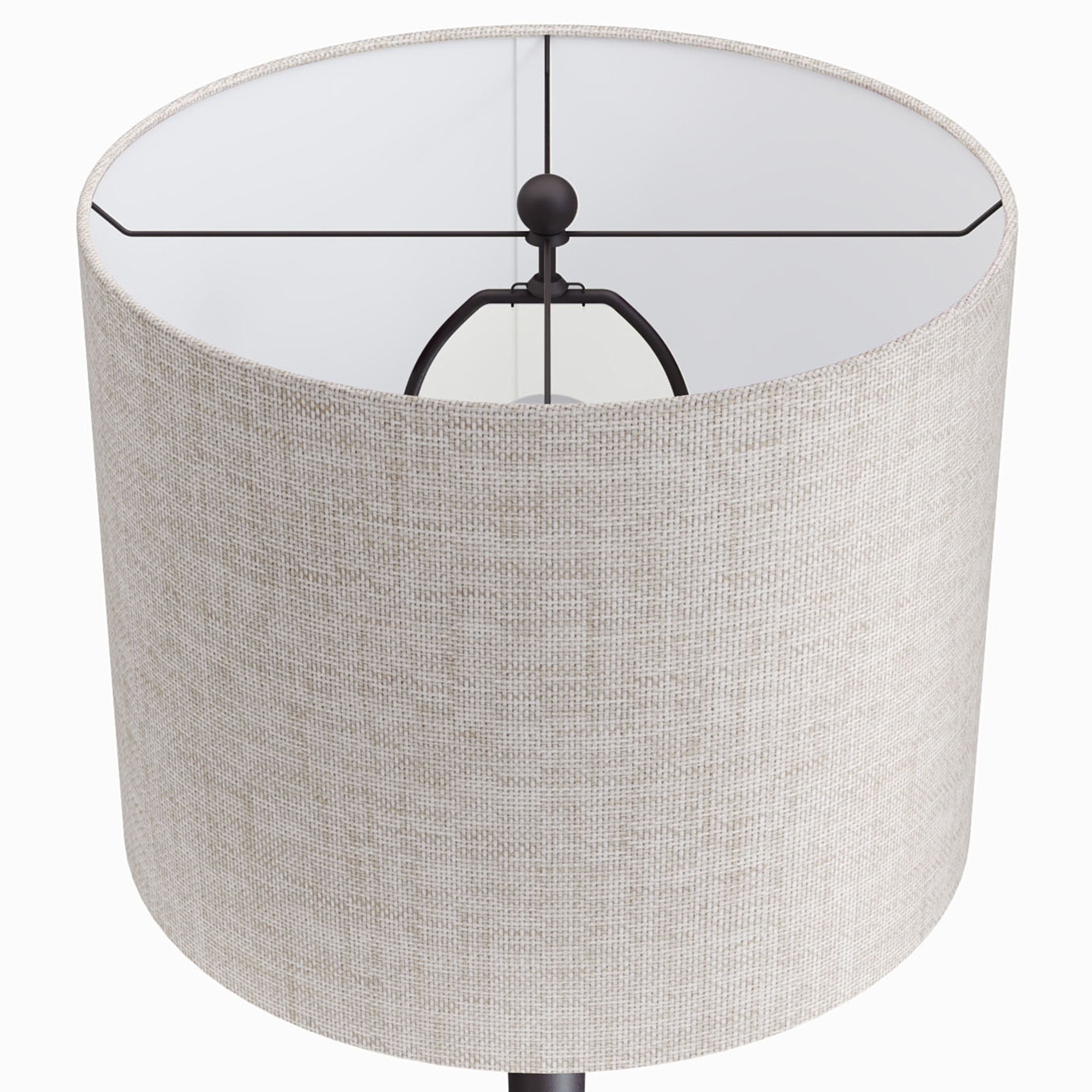 24" Contemporary Metal Table Lamp in Oil Rubbed Bronze
