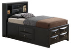 Modern Twin Storage Bed With Sleek Design