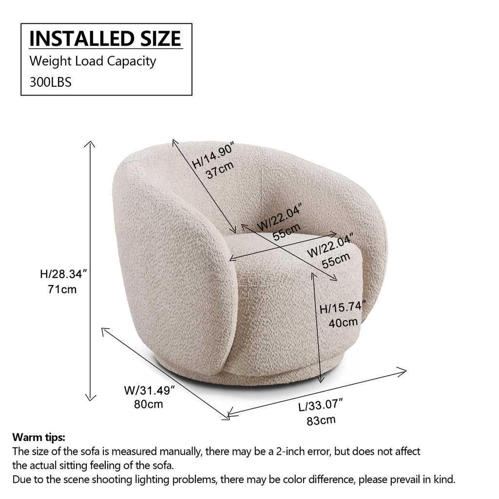 C3-2507 Swivel Accent Chair