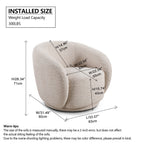 C3-2507 Swivel Accent Chair