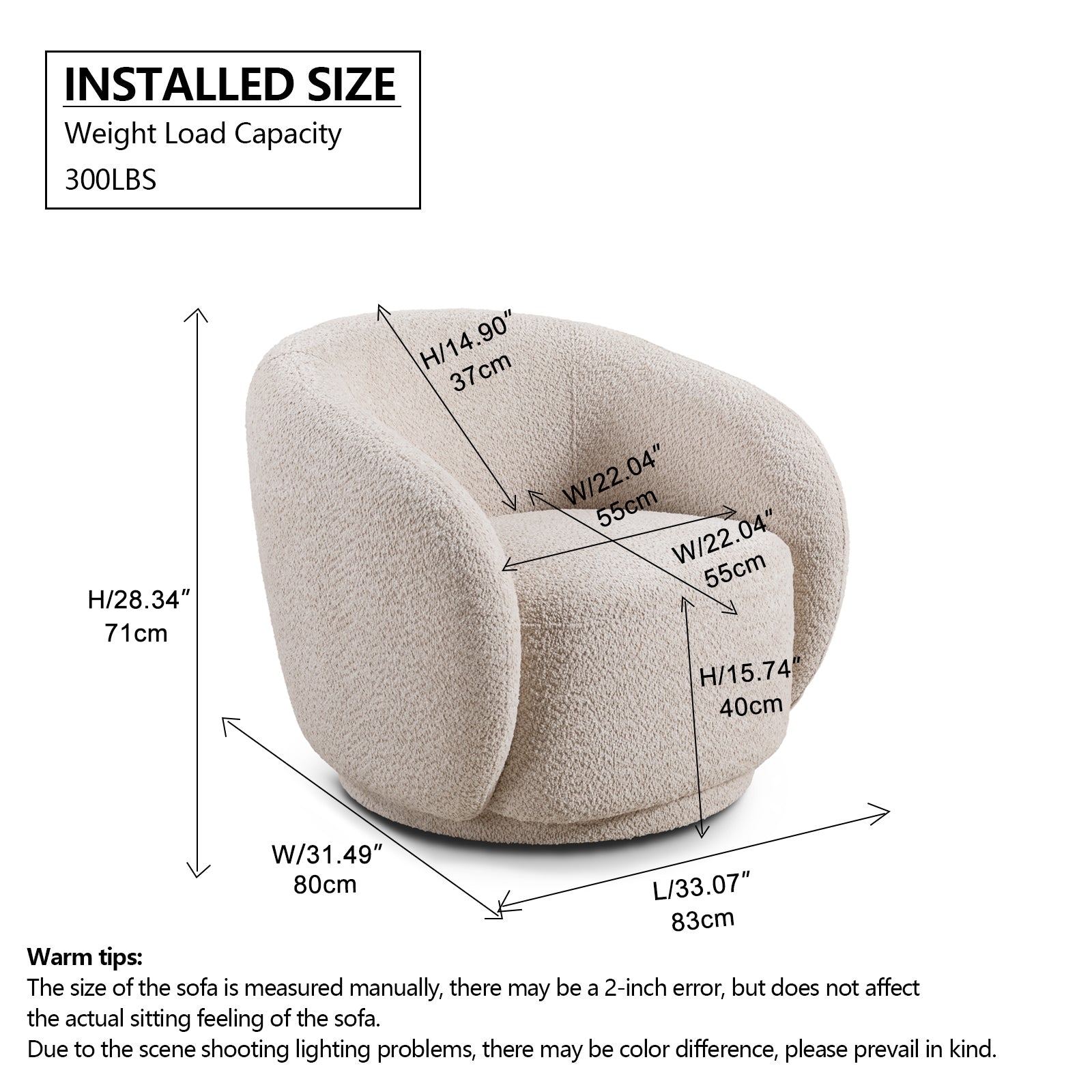 C3-2507 Swivel Accent Chair