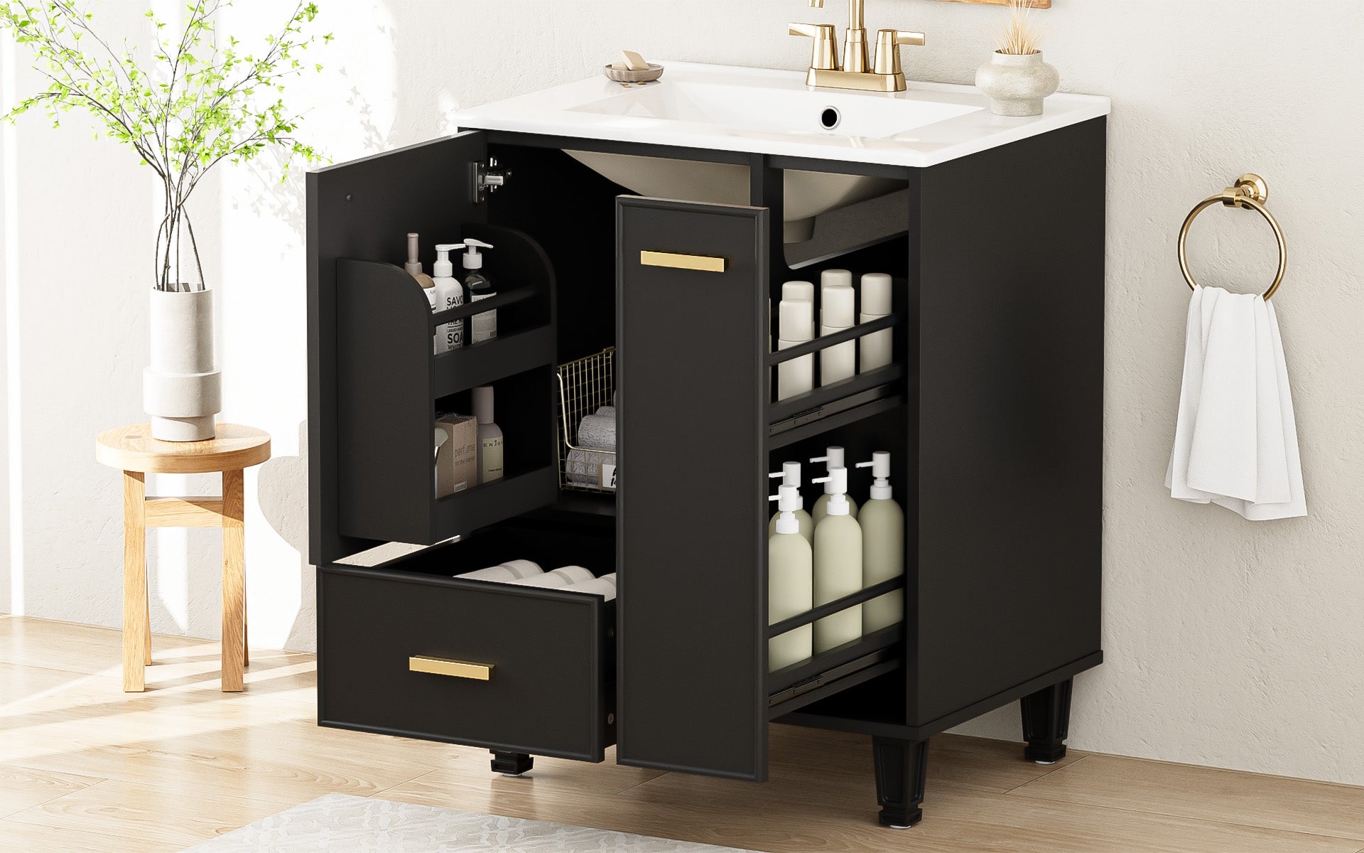 24" Bathroom Vanity with Sink