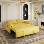 Elegant Dual-Purpose Velvet Sofa Bed