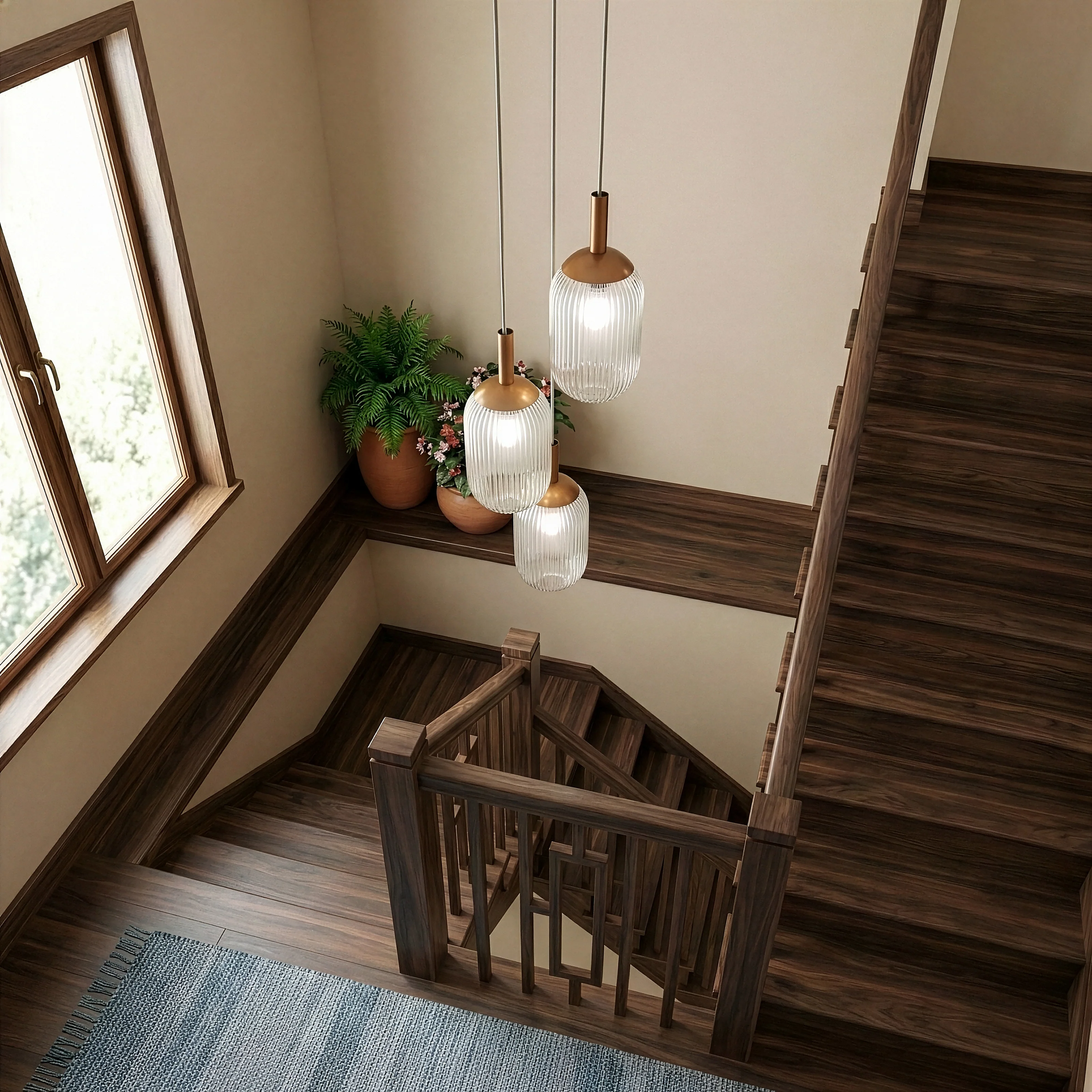 Creative American Country Ceiling Light Pendant Lamp