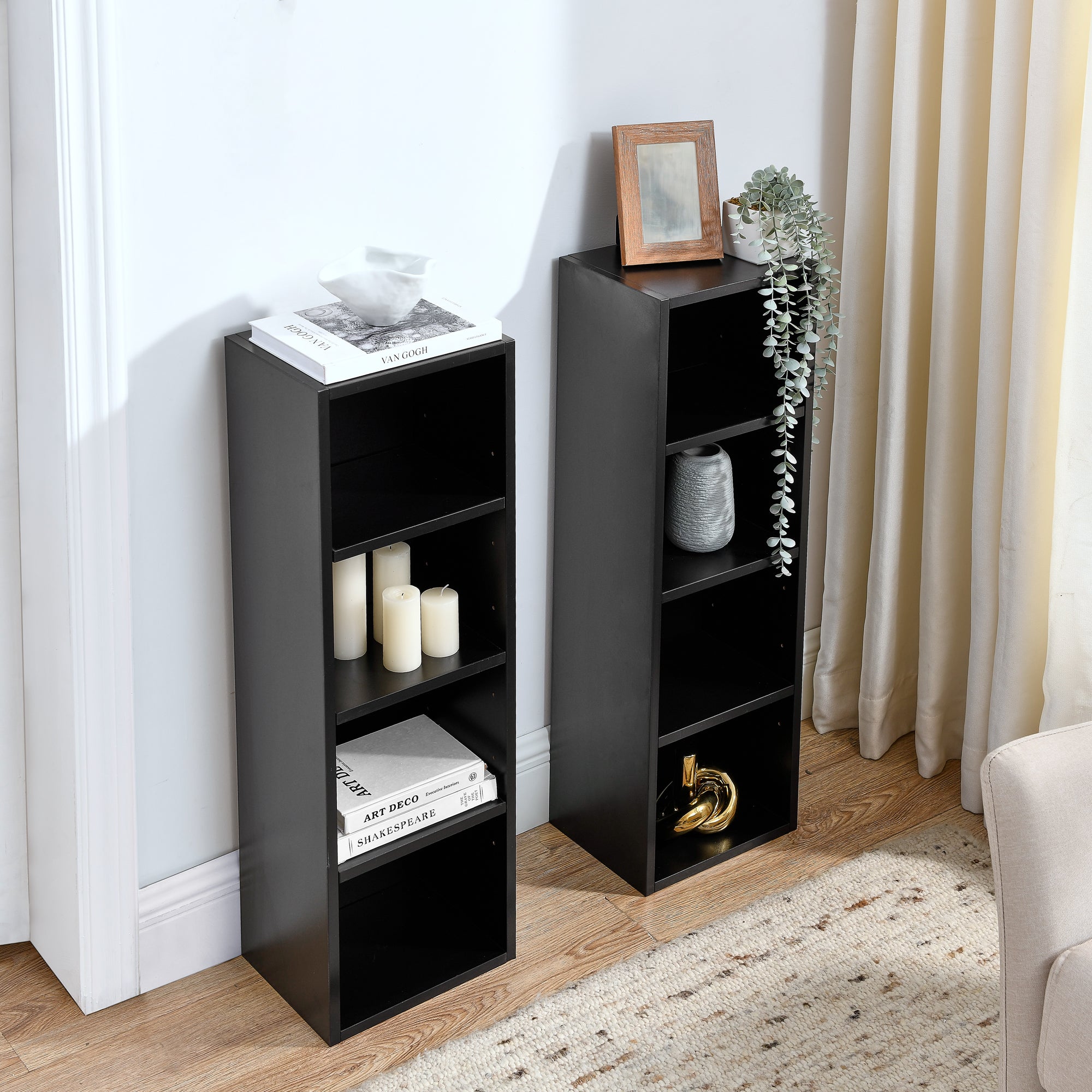 8-Tier Media Tower Rack