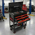 3 Drawers Multifunctional Tool Cart With Wheels
